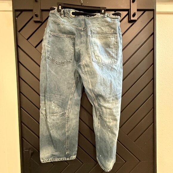 We The Free Moxie Pull-On Barrel Jeans Free People - Picture 7 of 10